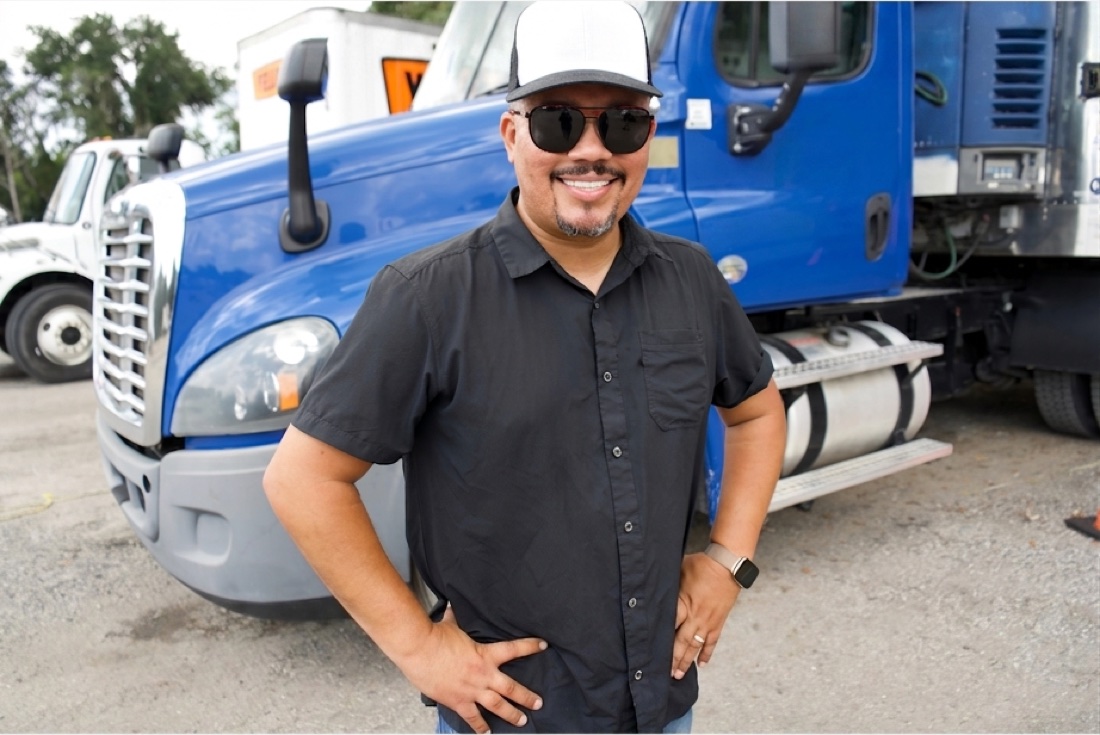 David CDL Master at the Moov training yard in Orlando